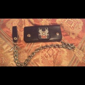 Harley davidson chain wallet