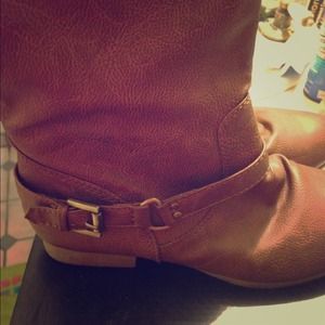 Tan tall boots, Size 5.5