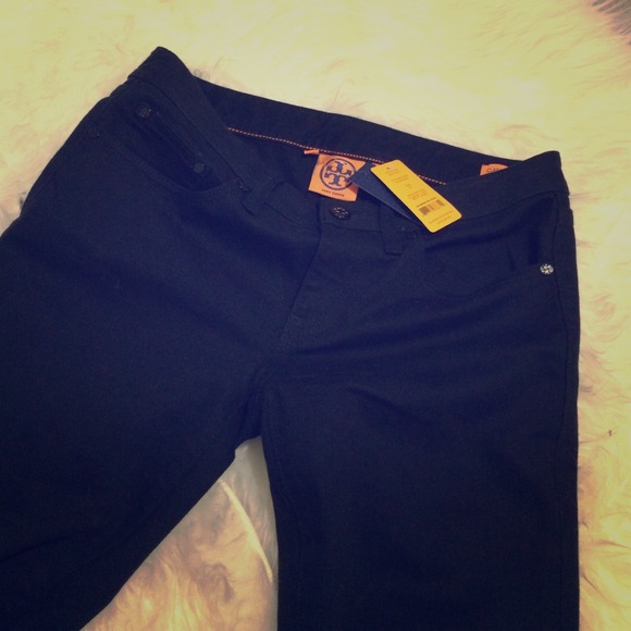 Tory Burch Denim - Tory Burch Clasic Tory Jean in Black Denim