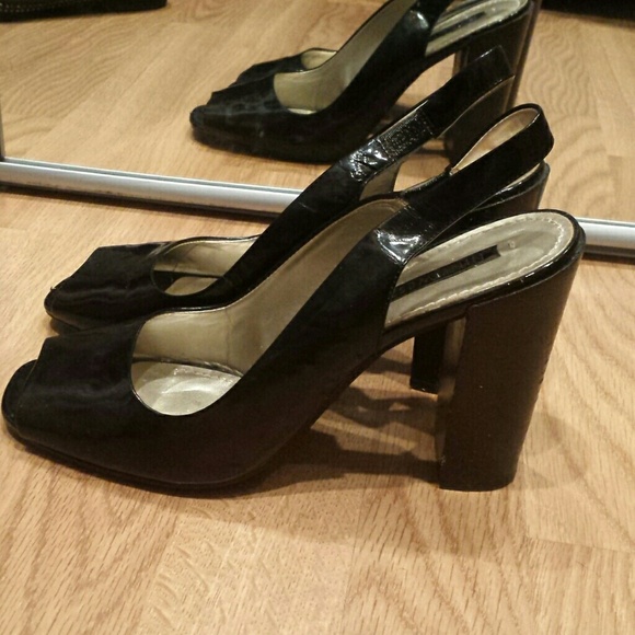 [Nine West] open toe sling backs - Picture 2 of 4