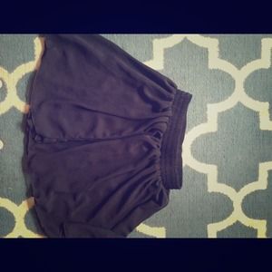 American apparel black chiffon skirt XS