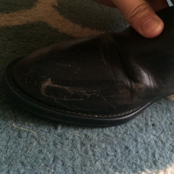 (SOLD)Nine West riding boots with gold buckle sz 7 - Picture 4 of 4