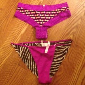 BNWT PINK VS underwear