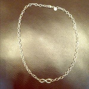 Tiffany & Co. infinity silver necklace