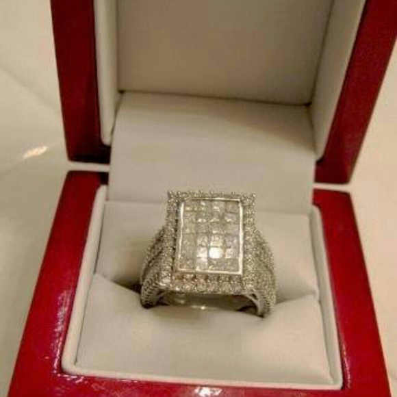 Diamonds Jewelry - 3.25 ctw Solid 14k Diamond Ring
