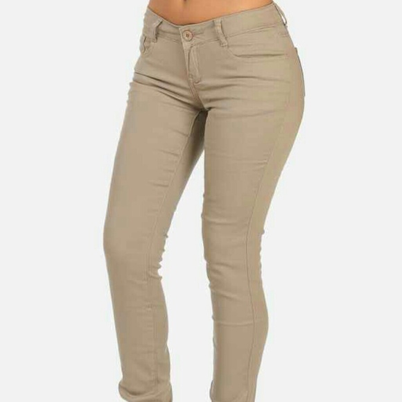 SIZE 5 khaki skinny jeans