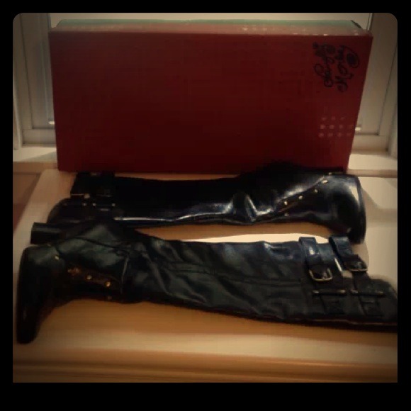 Naughty Monkey "Leap of Faith" tall boots