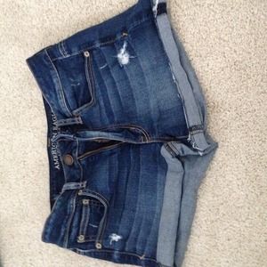 High waisted shorts