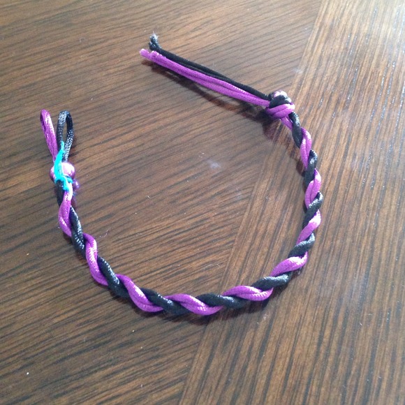 Purple and black bracelet