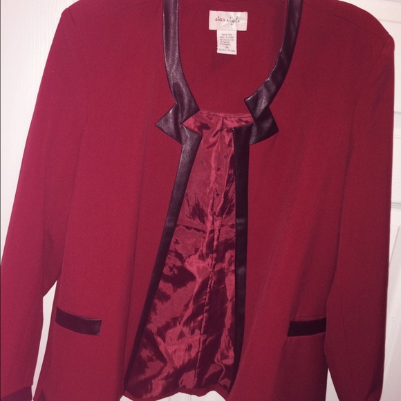 Maroon jacket