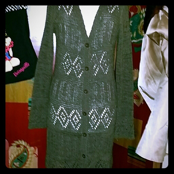BCBG Green Sweater