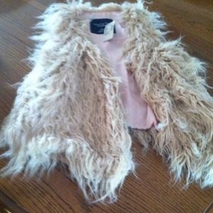 Faux fur vest