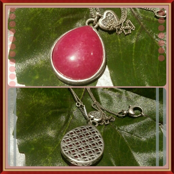 🆕FOSSIL PRECIOUS STONE NECKLACE - Picture 2 of 2