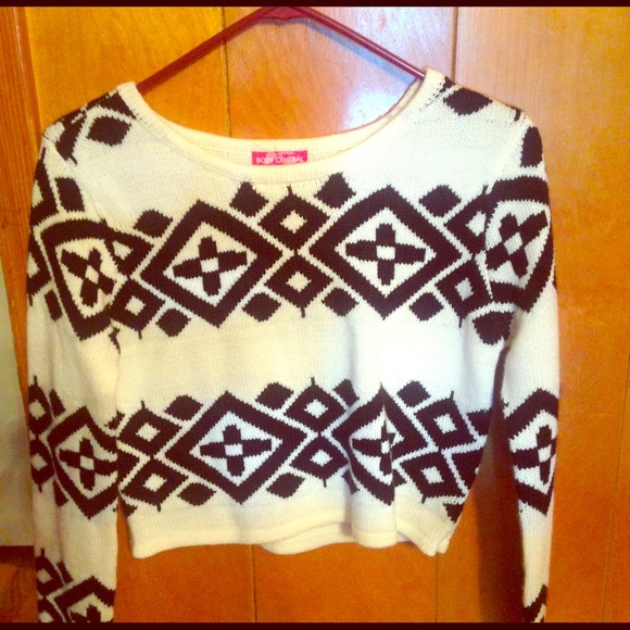 Crop top sweater