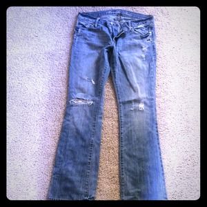 Abercrombie and Fitch Destroyed Denim