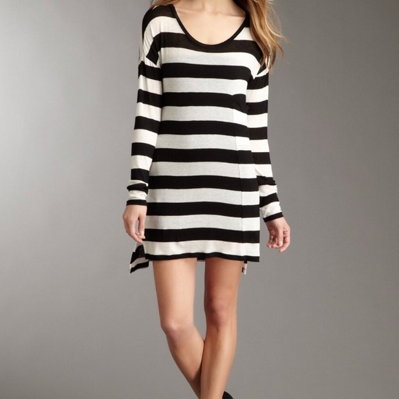 SALE Bcbg stripped lightweight sweater / dress