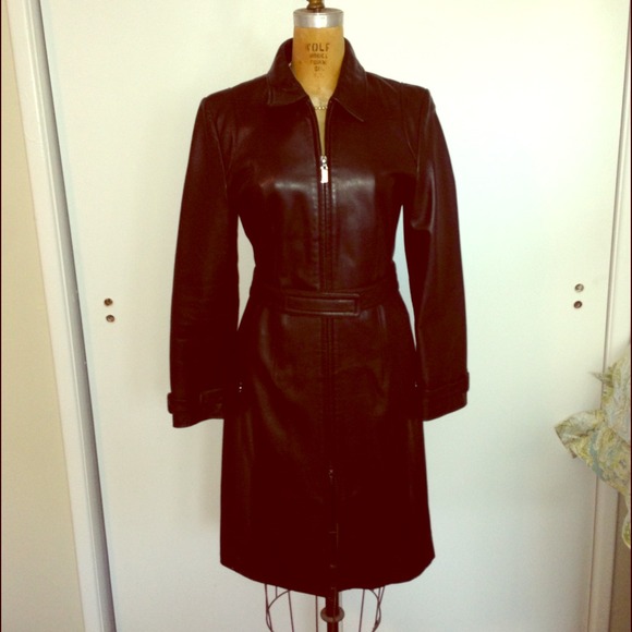 Kenneth Cole Leather Jacket  ~ S O L D ~