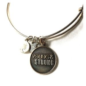 Young and strong silver alex and ani