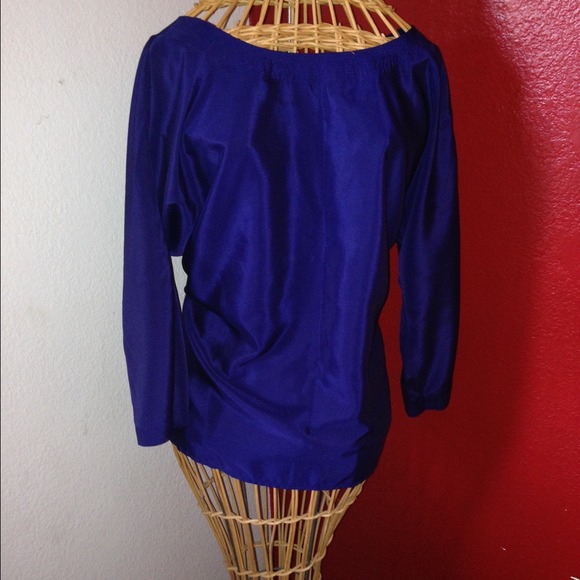 3/4 Sleeve Navy Top