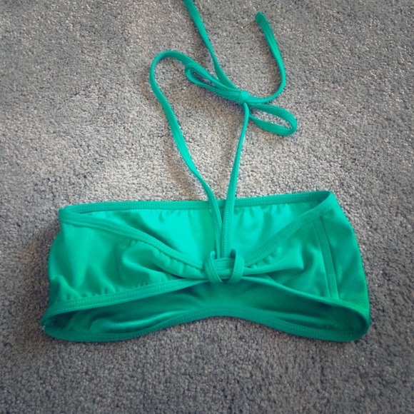 Aqua/turquoise American apparel bandeau top
