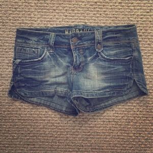Denim shorts