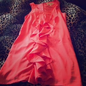 Coral Francesca's dress