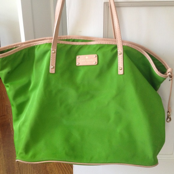 Kate Spade Green Nylon tote