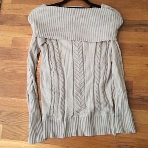 Fold over sweater