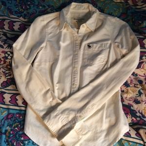 Abercrombie & Fitch white button down