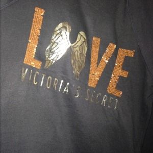 Victoria's Secret zippered hoodie.