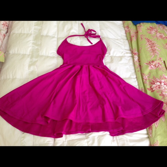 RESERVED AA Magenta Figure Skater Dress