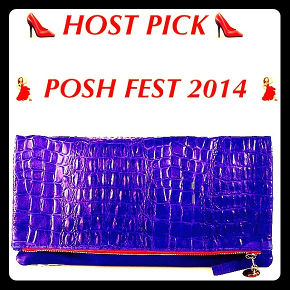 Clare Vivier NWT 🎈🎉HOST PICK🎉🎈Croc Clutch RARE
