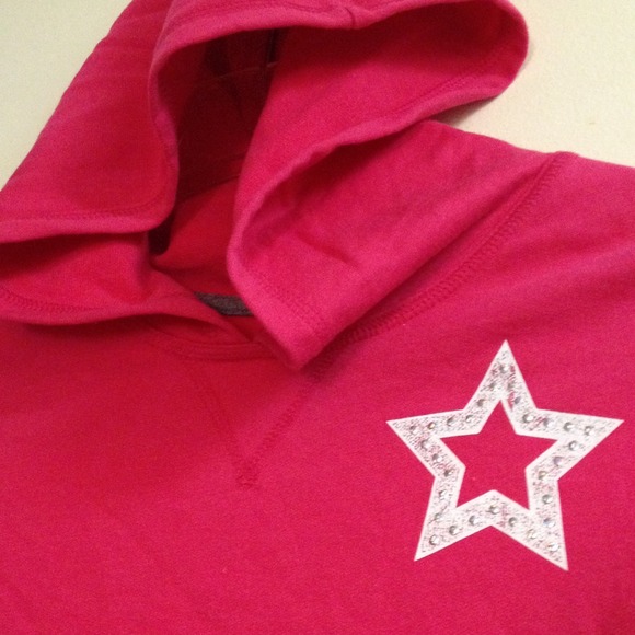 Sparkly Star Dress Tunic Sweatshirt Girl L (10-12) - Picture 2 of 2