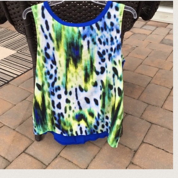 Apt. 9 Tops - Street style animal print chiffon top