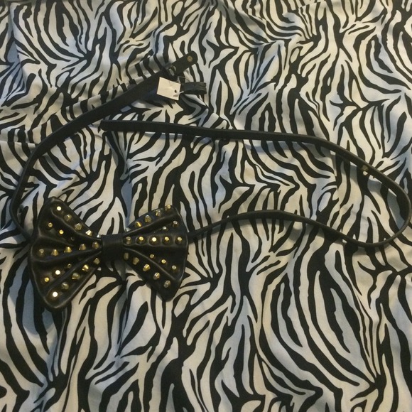 Brand new black studded belt