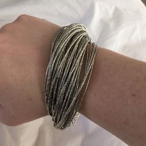 Silver bangles