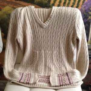 Cozy tribal sweater! Perfect for fall!