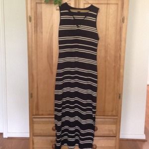 The Limited Black and Cream Maxi Dress