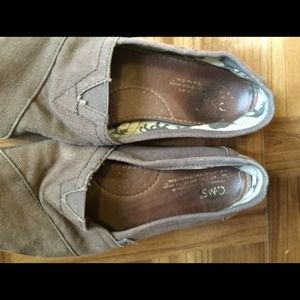 TOMS Grey Canvas
