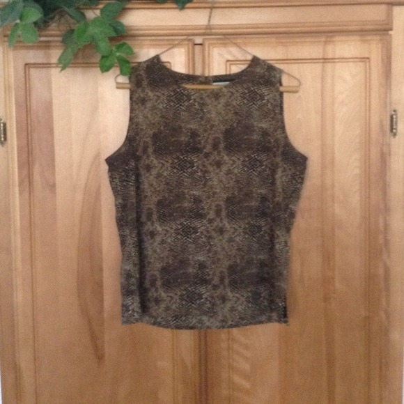 Snake print Shell/Blouse