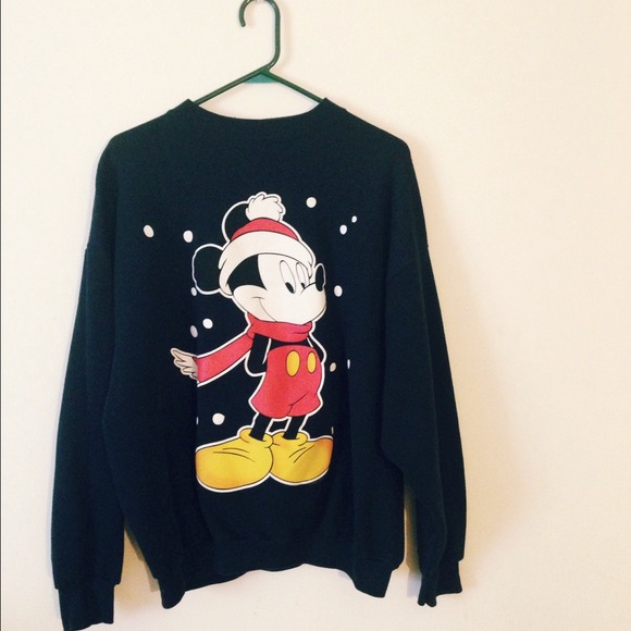 Mickey Mouse sweater.
