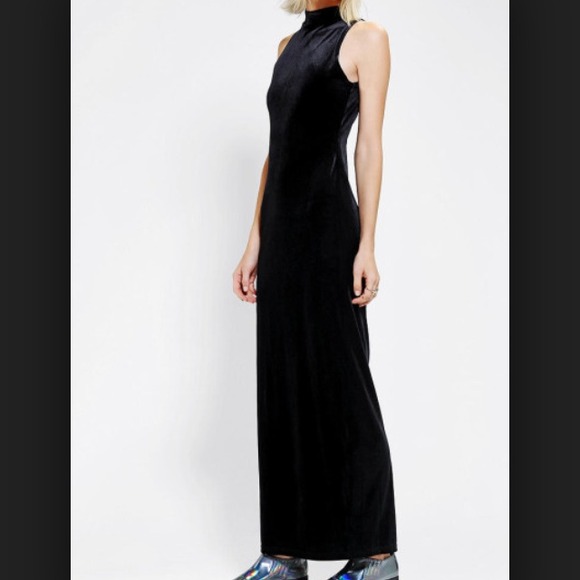 There She Goes Velvet Maxi Dress