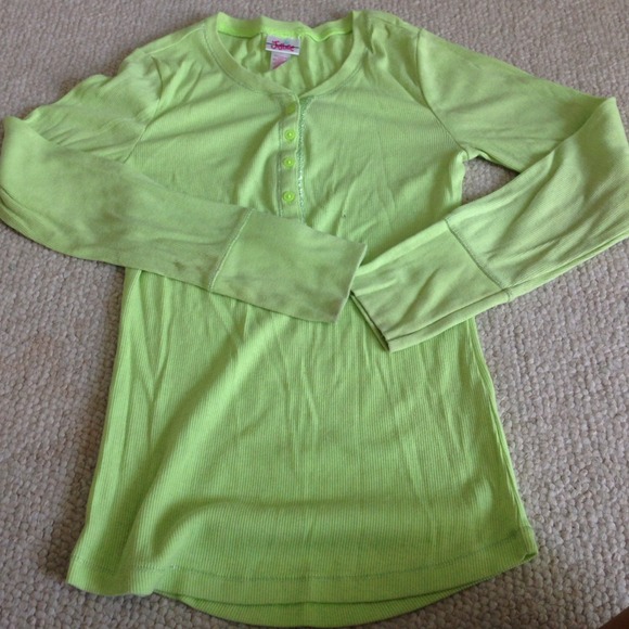 a neon long sleeve
