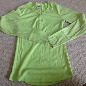 a neon long sleeve