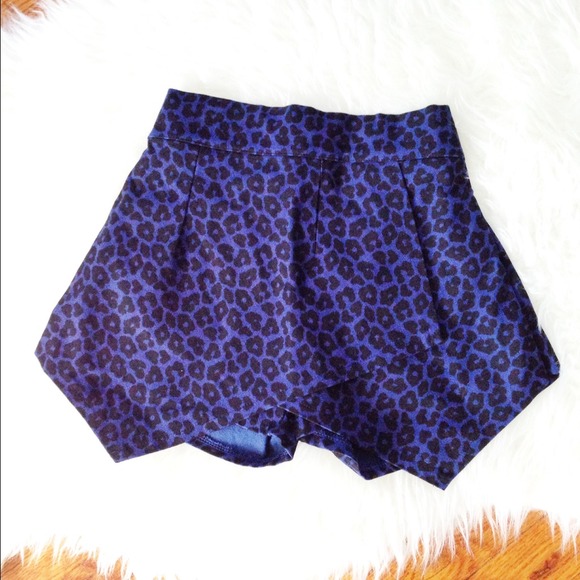 Origami Shorts Leopard print -like Zara - Picture 2 of 4
