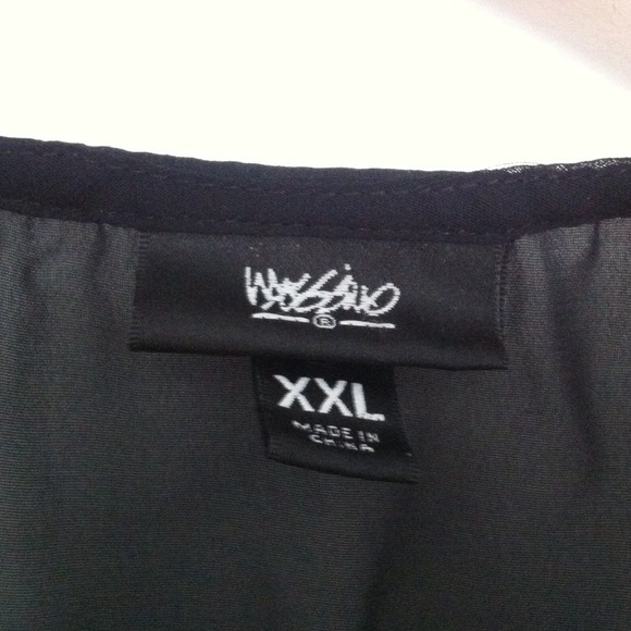 Mossimo black chiffon long sleeve shirt! - Picture 3 of 3