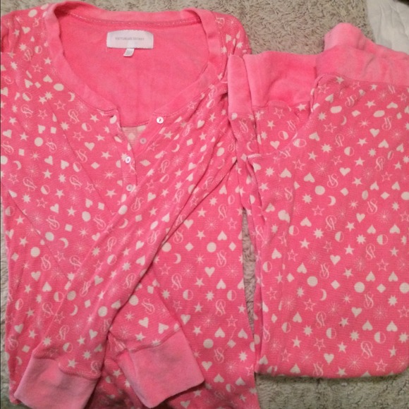 Victoria's Secret thermal pj set