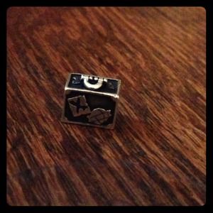 Suitcase travel pandora charm