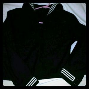 Pin Up girl Military Sailor Top Vintage cute!