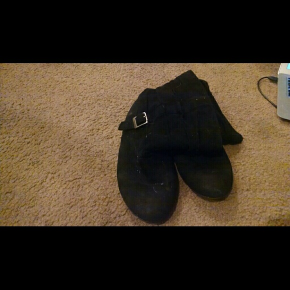 Black boots